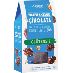 Glutensiz Yulaflı & Cevizli Çikolata 50 gr