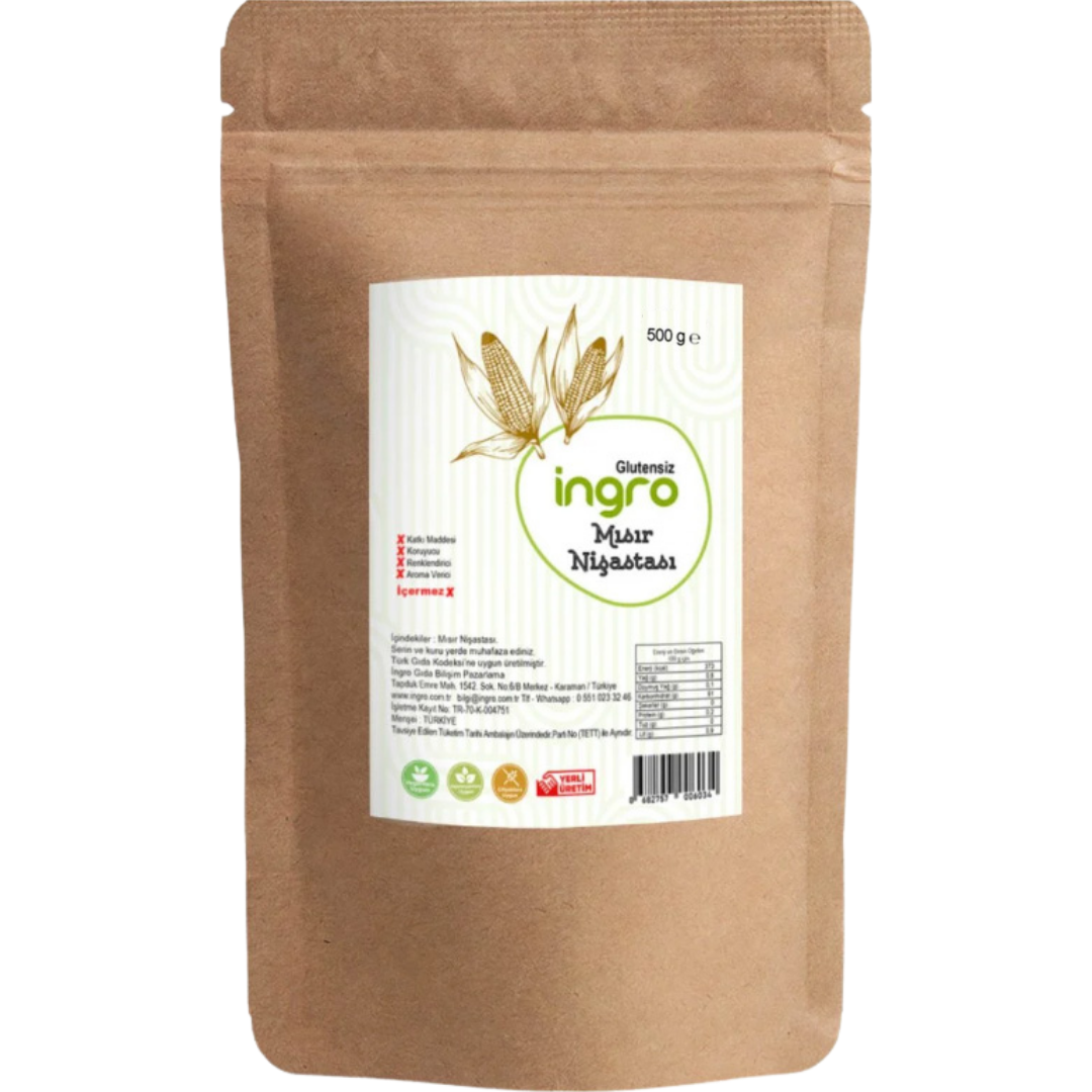 Glutensiz Mısır Nişastası 500 gr