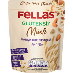 Glutensiz Müsli - Karışık Kuruyemişli 270g