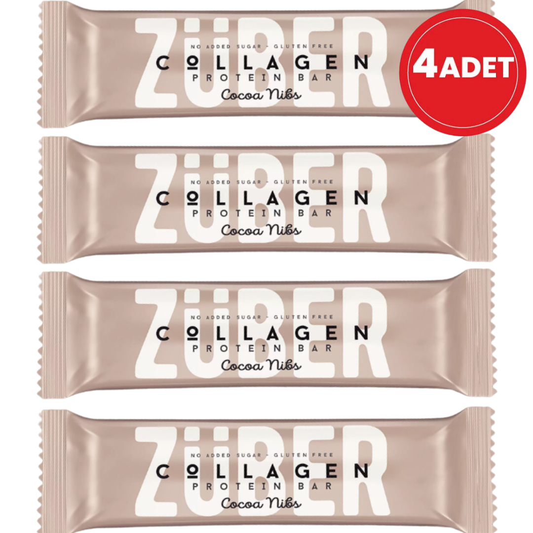Kakao Çekirdekli Kolajen Protein Bar, 35g*4 Adet