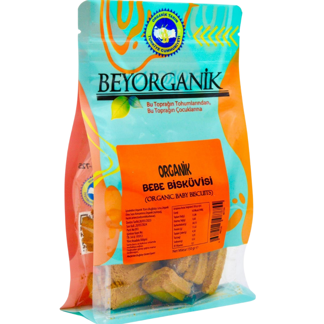 Organik Bebek Bisküvisi 150 gr