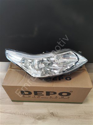 Citroen C4 I 04-10  Sağ Far 6206.L4
