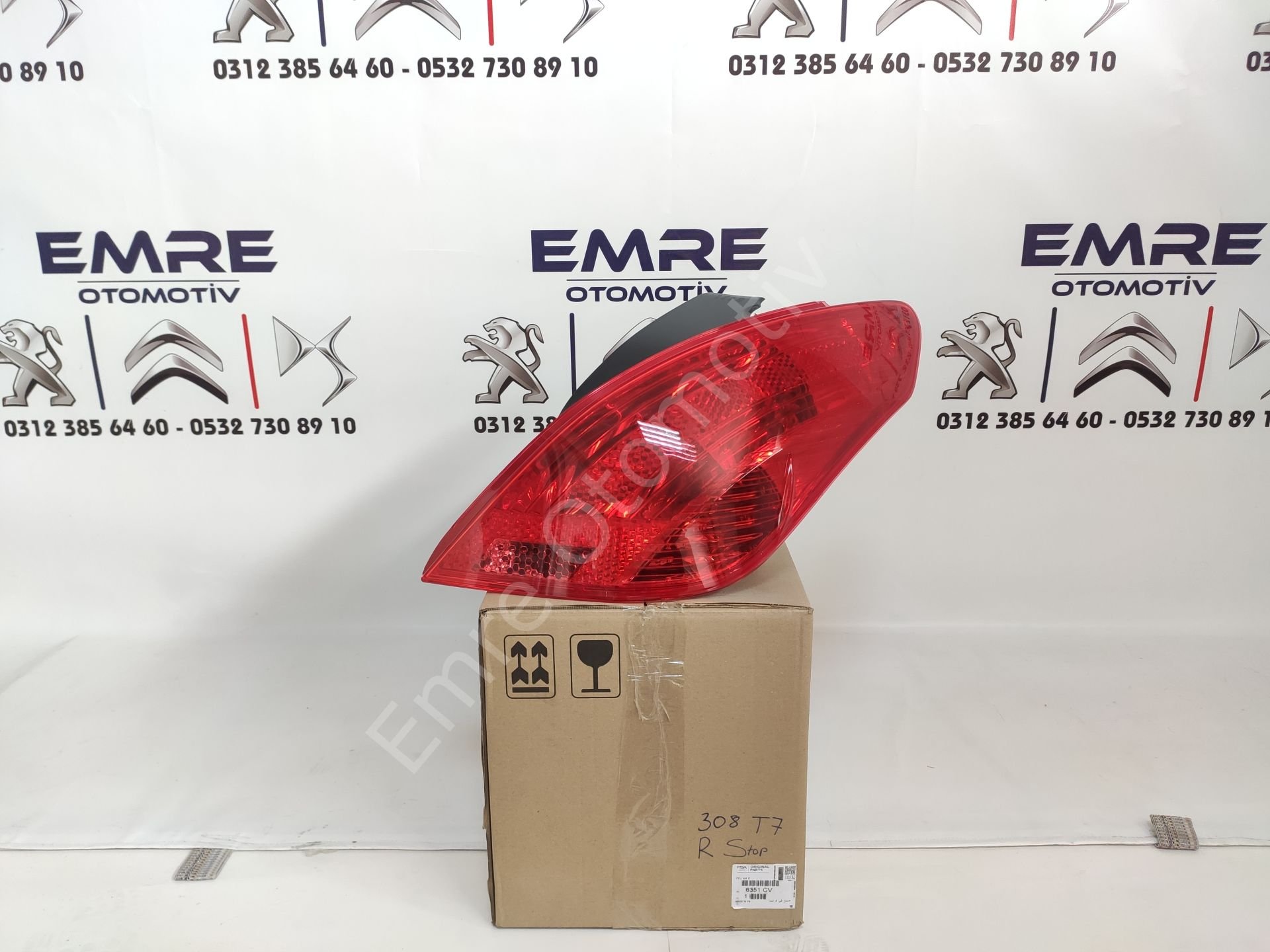 Peugeot 308 T7 Sağ Arka Stop Lambası 6351.CV