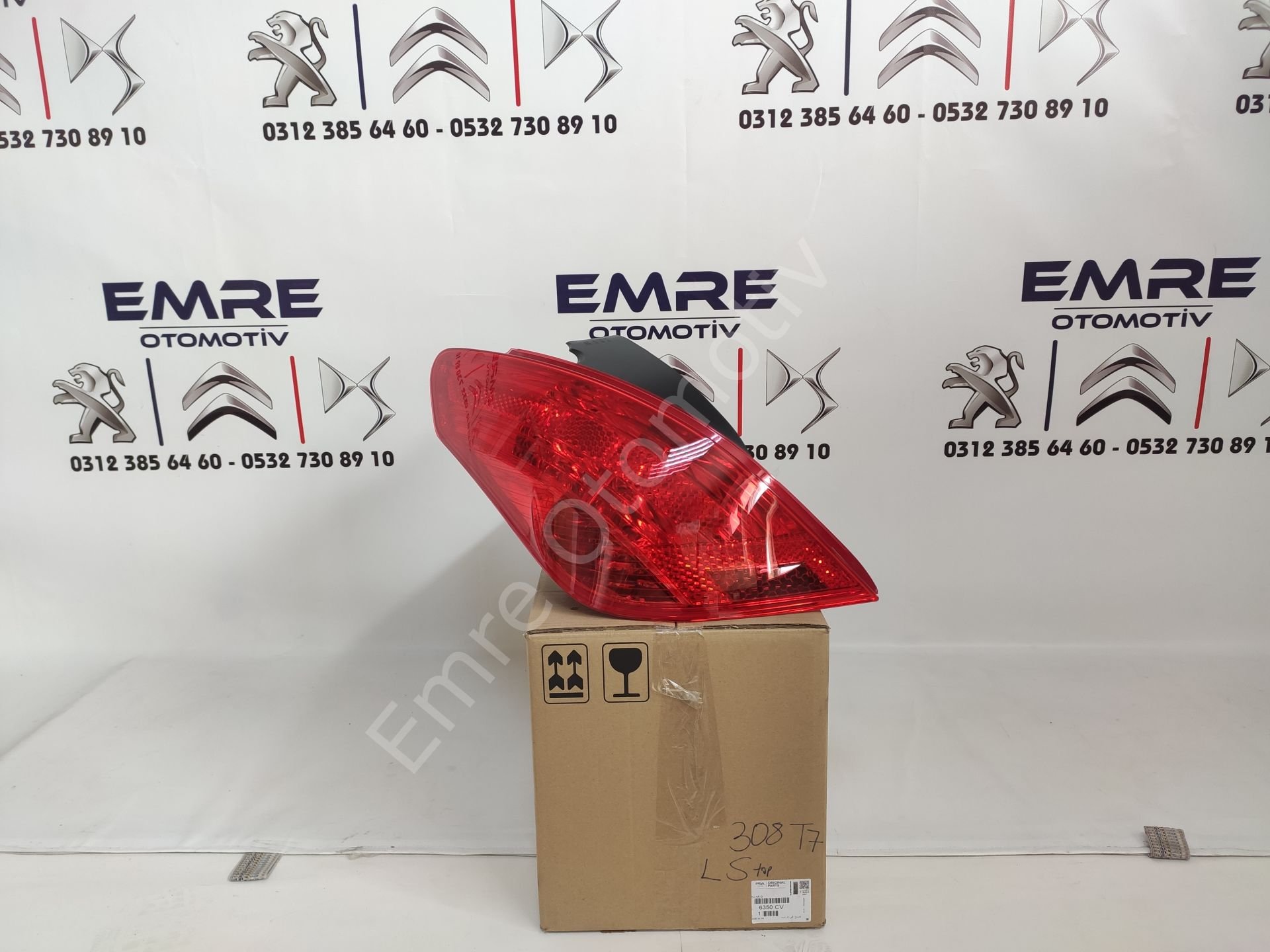 Peugeot 308 T7 Sol Arka Stop Lambası 6350.CV