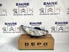 Peugeot 207 Far Sağ Merceksiz 6206.95 DEPO