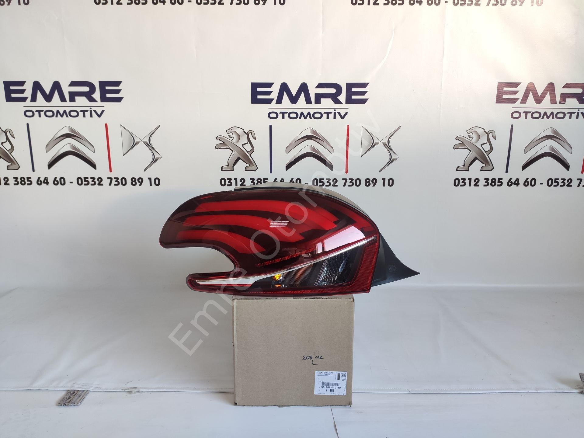Peugeot 208 Stop Lambası Sol Arka Makyajlı Orijinal 9825601280