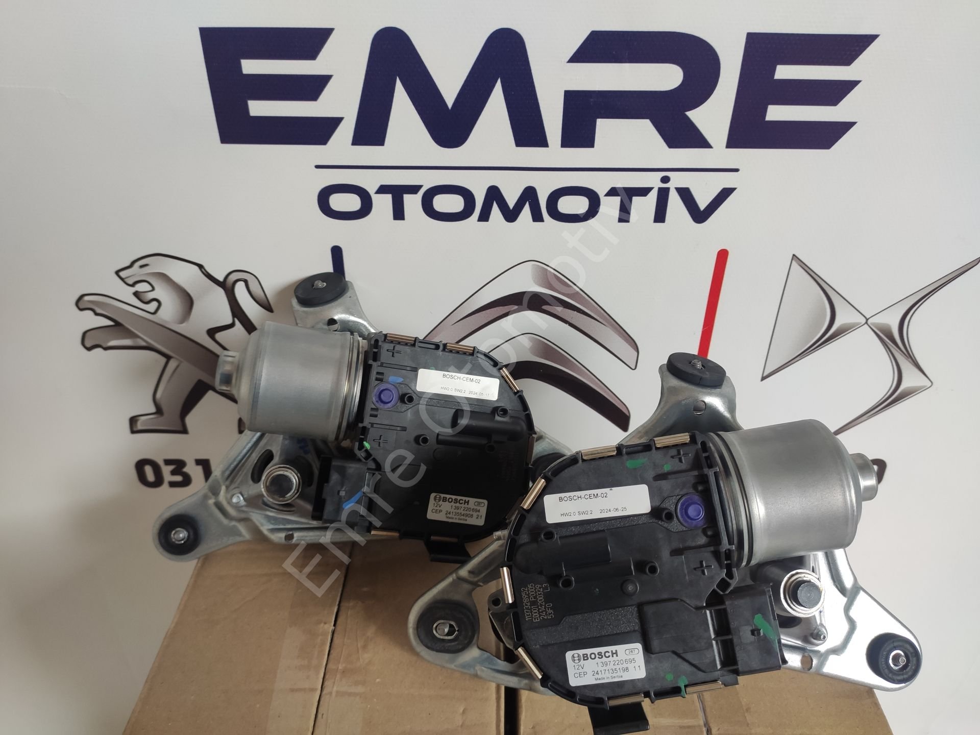 Peugeot 508 Silecek Motor Sağ Sol 9816172680 9816172780