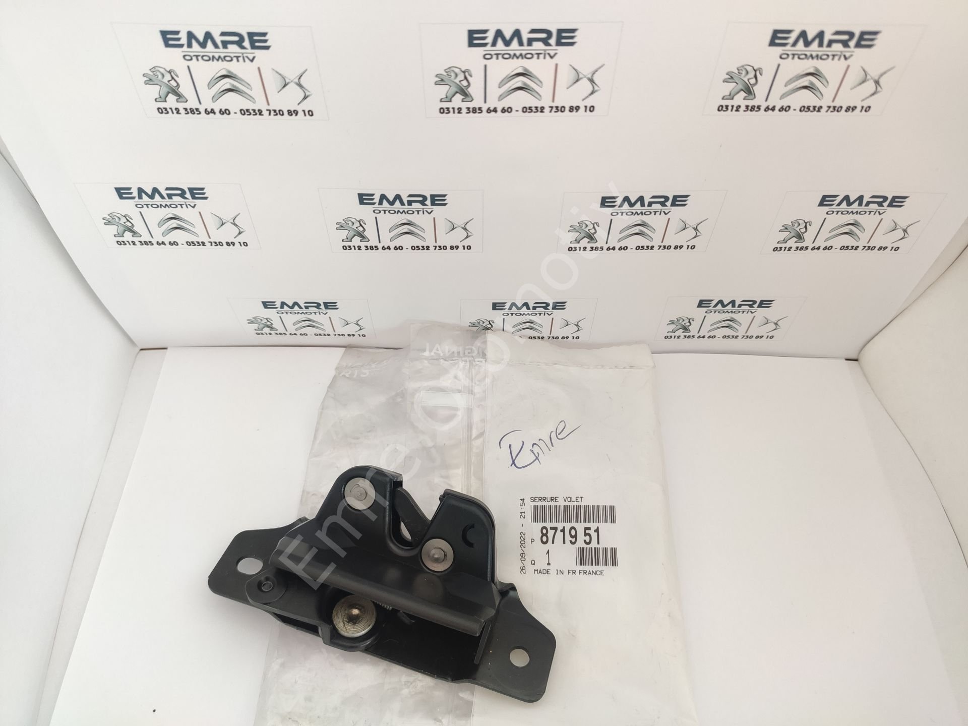 Peugeot 206 Bagaj Kilidi 8719.51