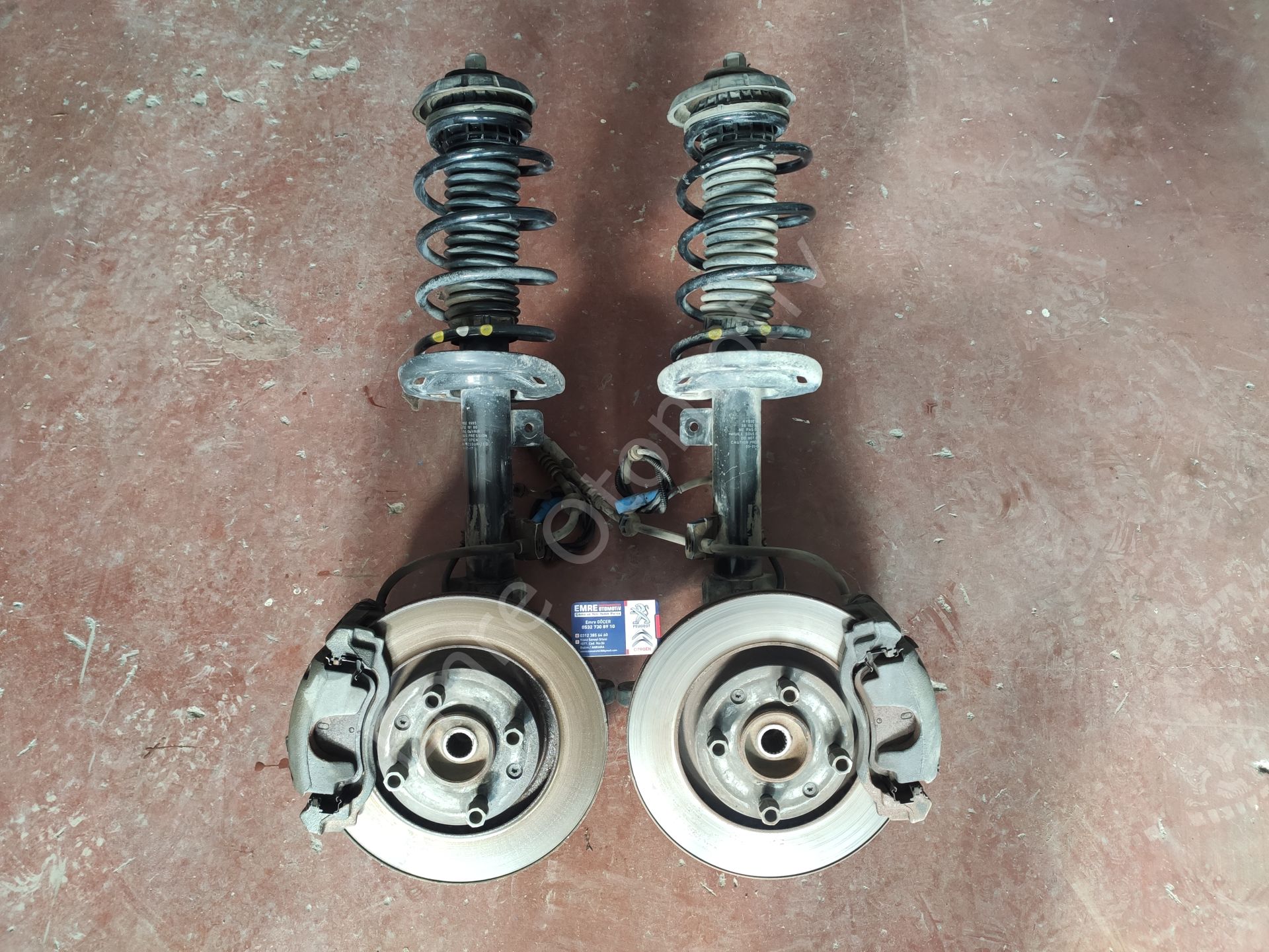 Peugeot 301 Helezon Amortisör Taşıyıcı Kaliper Set C Elysee Çıkma