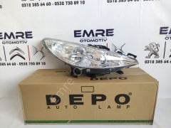 Peugeot 207 Mercekli Far Sağ 620696 DEPO