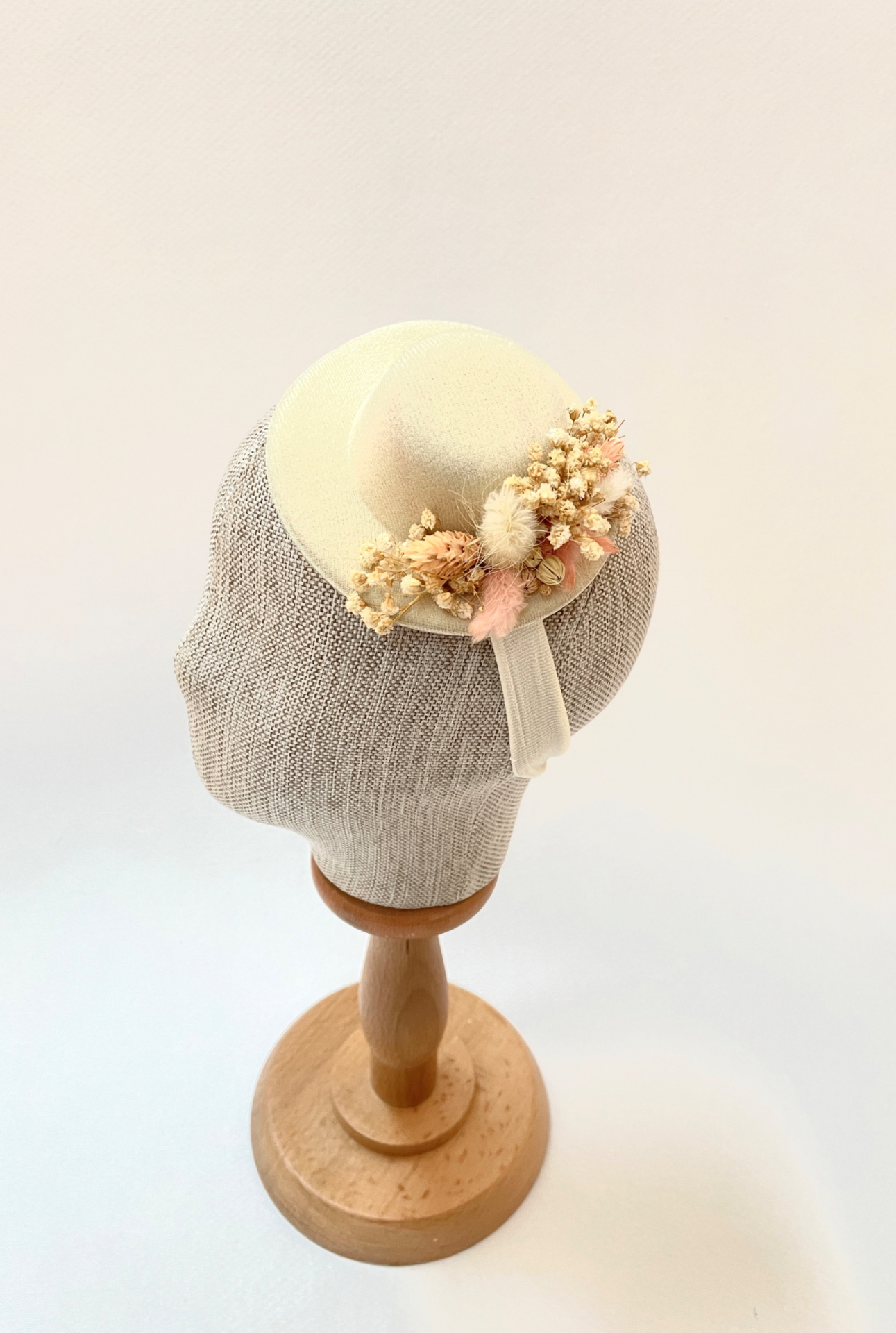 Mini Şapkalı Çiçekli Bandana