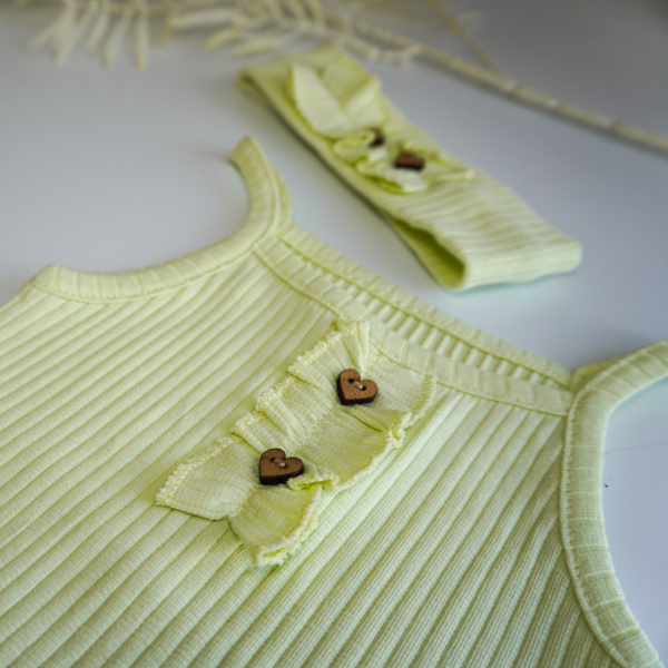 Clara Kız Bebek Takım Mint Yeşil