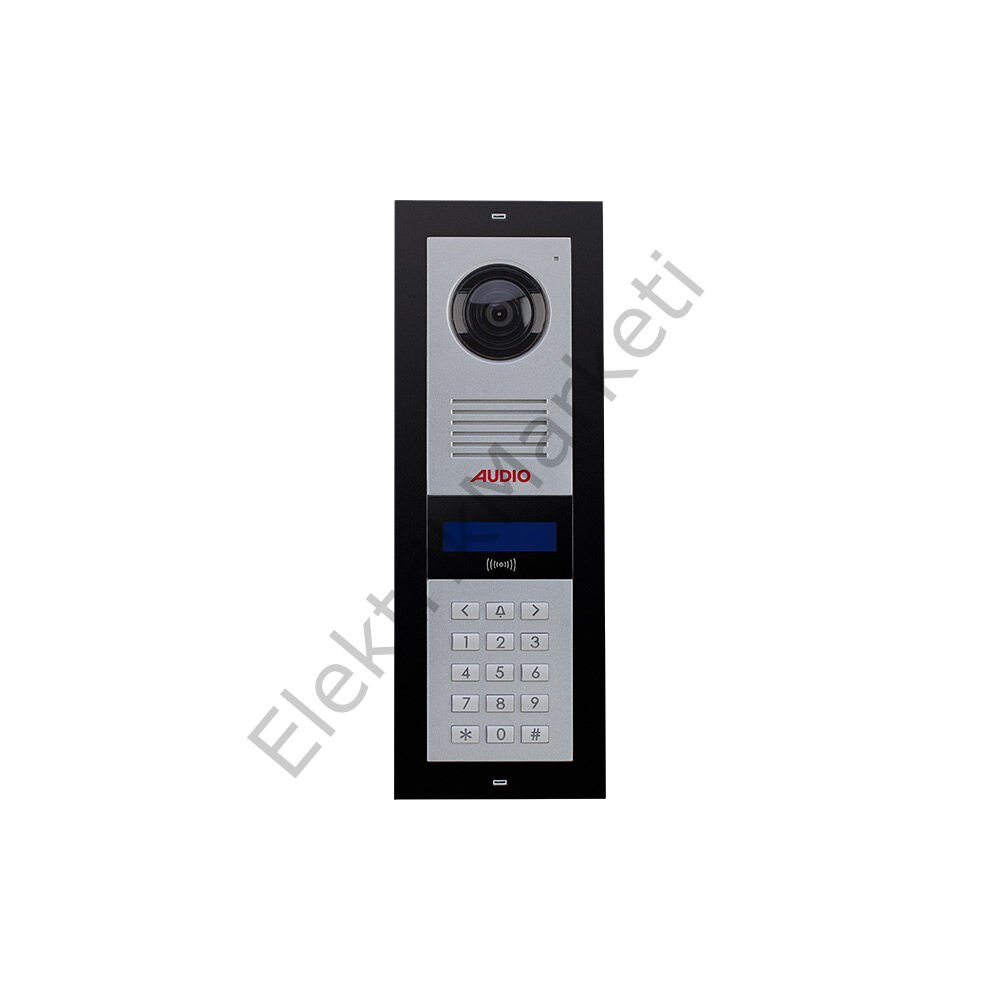 AUDİO 003002 2 x 16 LCD Ekranlı Zil Paneli Bus Plus (Mekanik Butonlu) Diafon