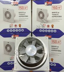 150 mm Çapında   Banyo Aspiratörü  FAN