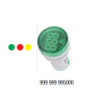 22MM VOLTMETRE PLASTIK LED GÖSTERGELİ   12-500V AC