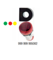 22MM VOLT+AMPERMETRE (AKIM TRAFOLU) PLASTIK LED GÖSTERGELI 12-500V AC    1A-100A AC