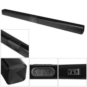 SOUNDBAR TELEVİZYON SES SİSTEMİ 12V BT/USB/SD/AUX 20W MİKADO MD-SB101