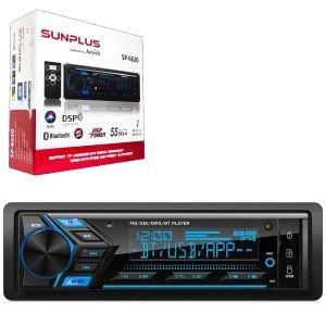 SUNPLUS SP-6620 Oto Teyp 4X55 Watt Bluetooth 2xUsb Sd Fm Aux