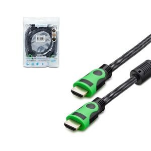 HDMI KABLOSU GOLD 1.4V 3D 4K ÖRGÜLÜ FİLTRELİ 1.5MT PS3 UYUMLU HADRON HDX-2008