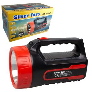 EL FENERİ PROJEKTÖR ŞARJLI 8WATT SİLVER TOSS ST-2228