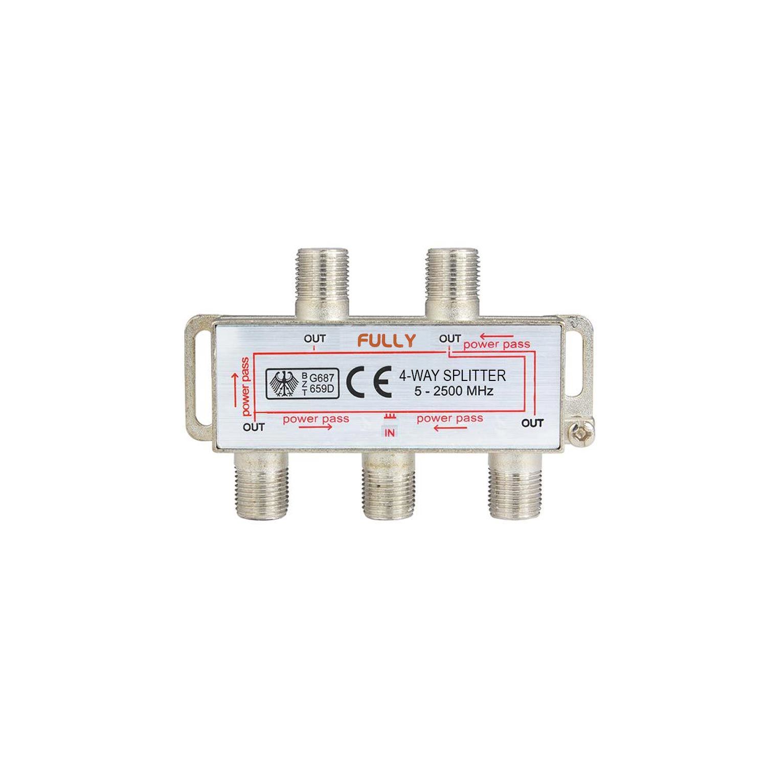 SPLITTER 1/4 5-2500 MHZ TENON ZE-2124