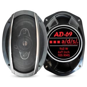 OTO HOPARLÖR OVAL 6X9 940W TWEETERLİ 2 ADET ADS AD-69