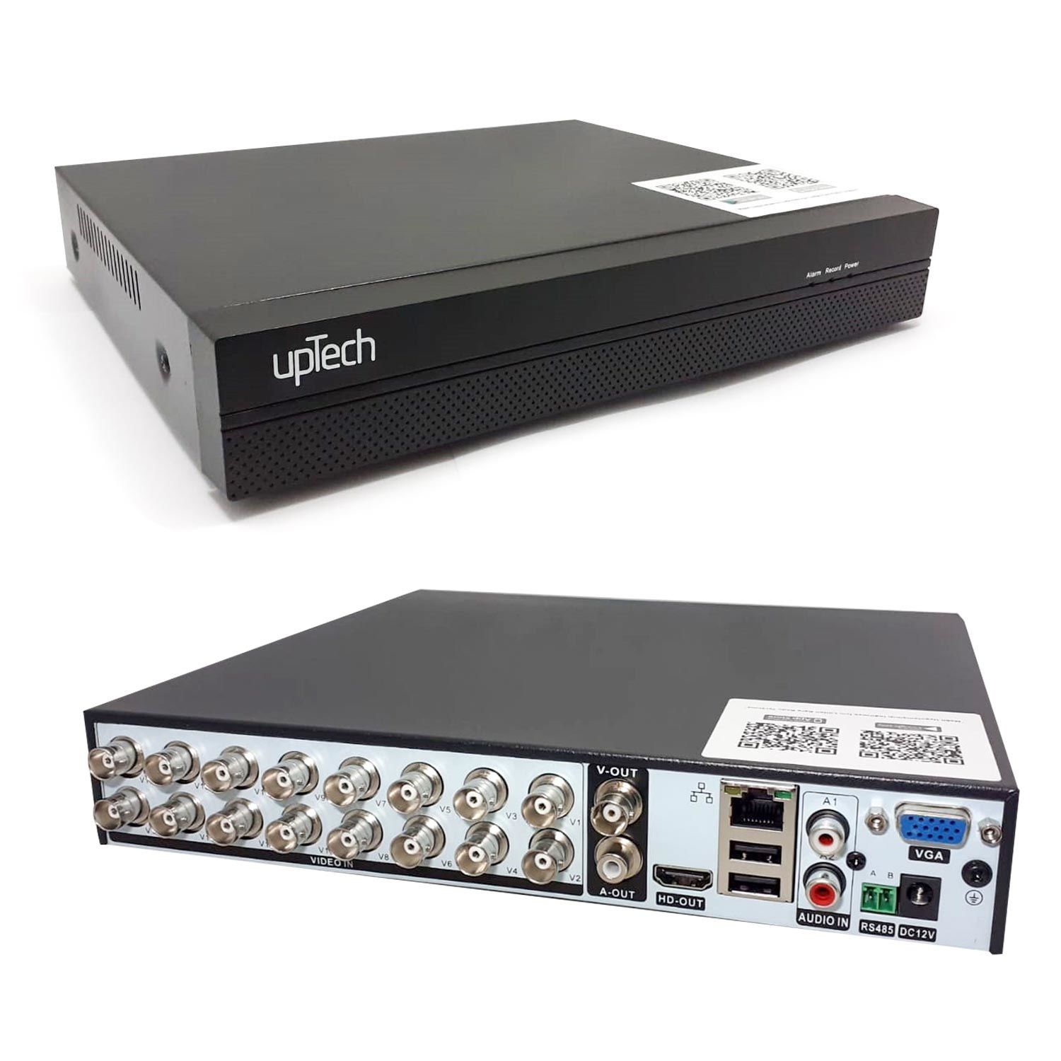 KAYIT CİHAZI AHD DVR 16 KANAL 2MP 1080N H264 5IN1 TVI IP CVI CVBS HİBRİT UPTECH DVR-7116
