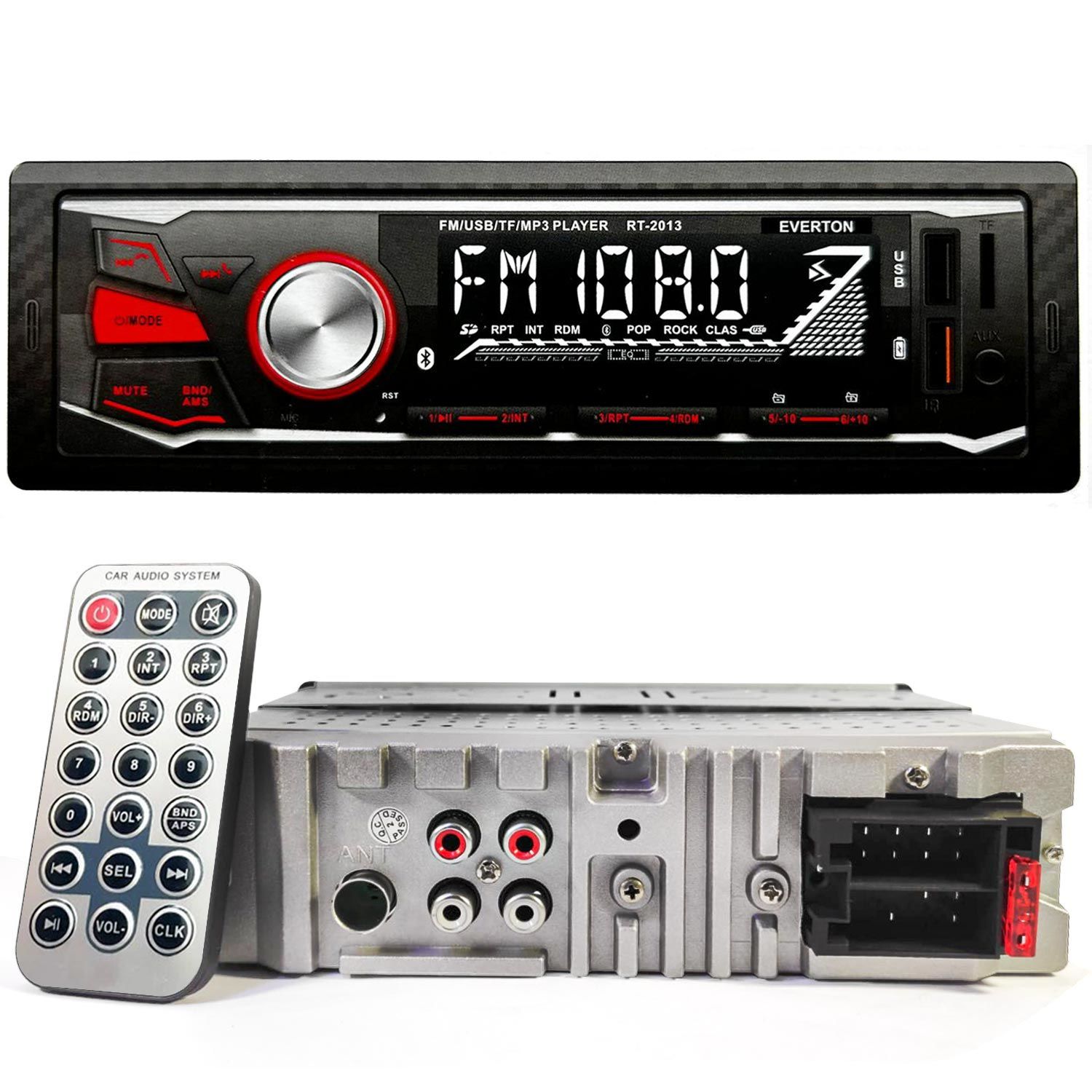 EVERTON RT-2013  OTO TEYP 4X55 WATT BLUETOOTH