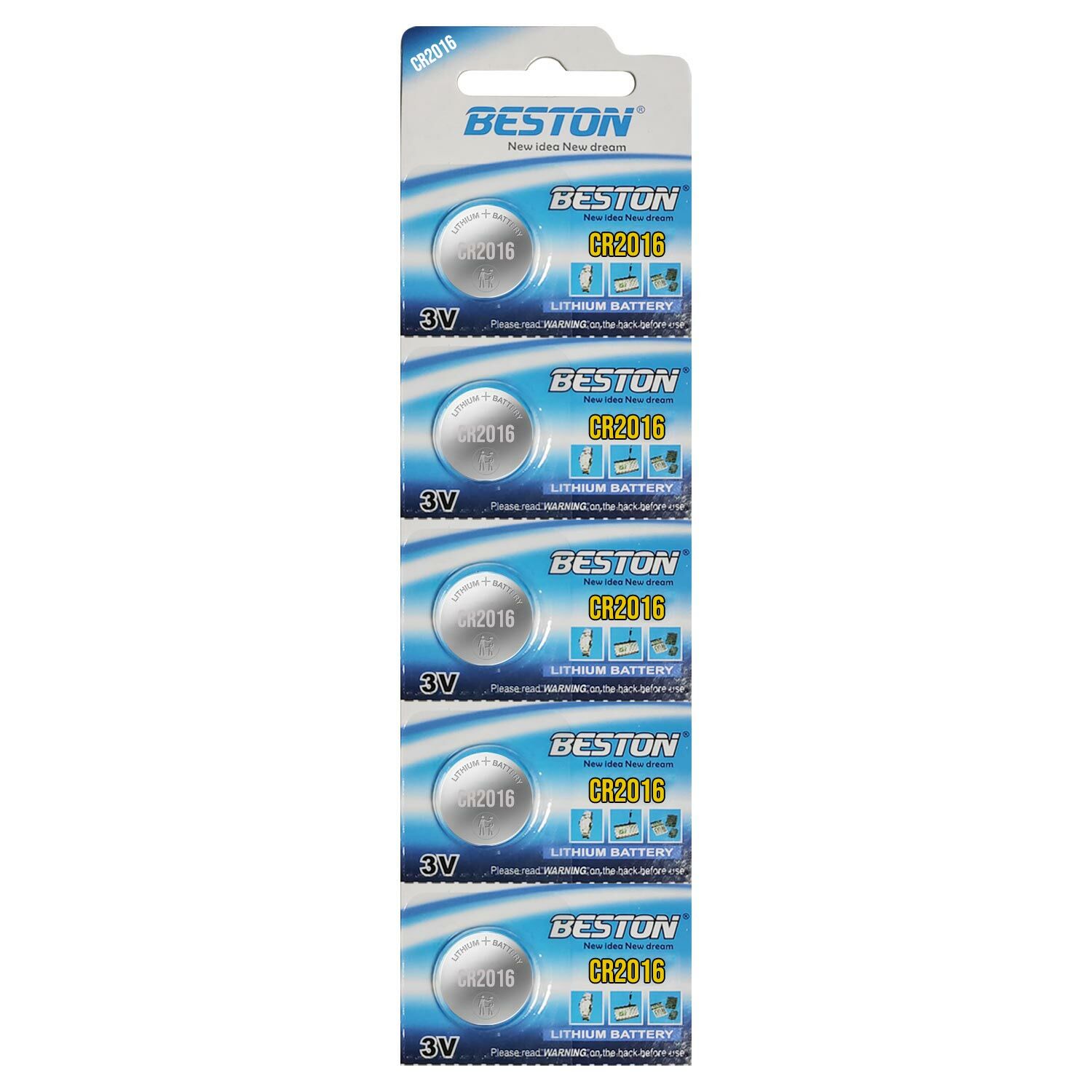 PİL DÜĞME 2016 3V (BEŞLİ PAKET) BESTON