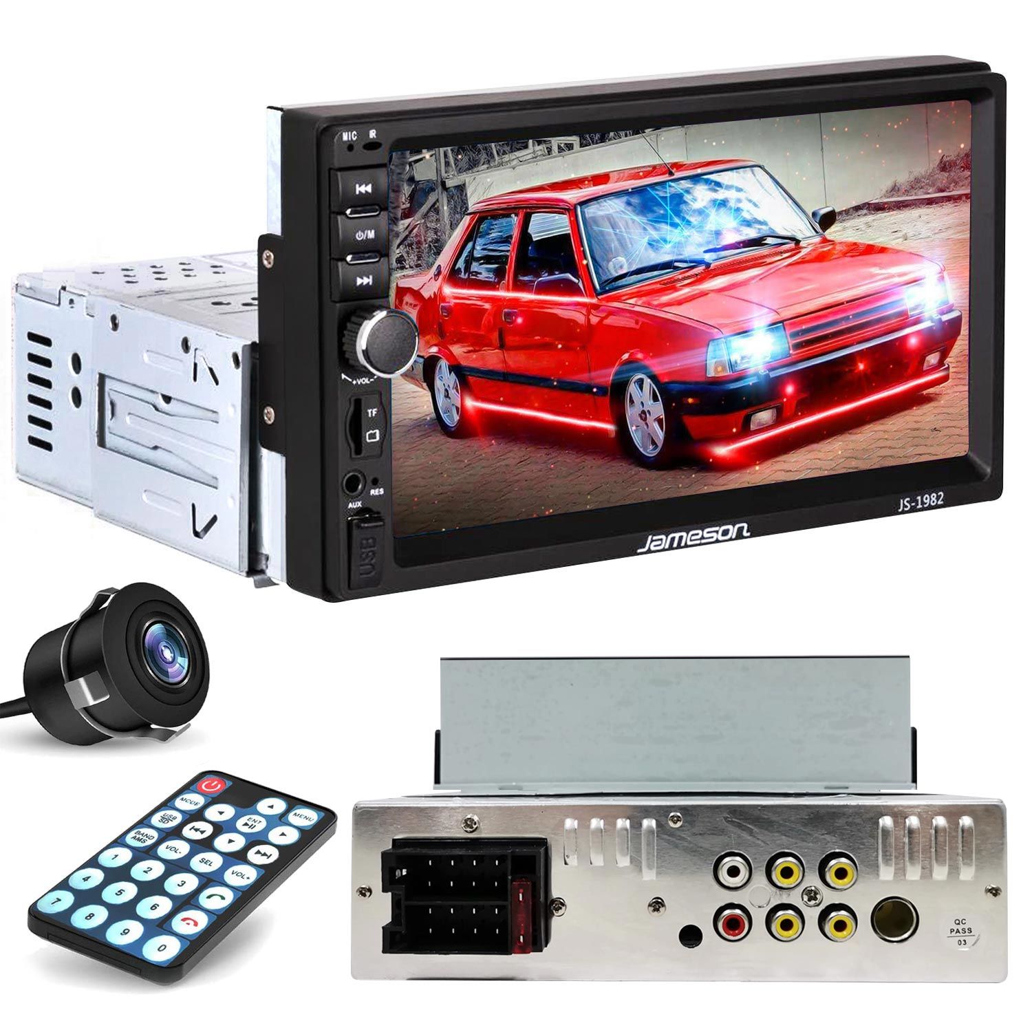 DOUBLE TEYP 7 4X45W MİRRORLİNK BT/USB/SD/MP5/AUX/FM KAMERALI TOFAS SERİ JAMESON JS-1982