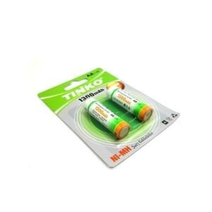 ŞARJLI PİL AA KALEM 1300MAH Nİ-MH (2 ADET) TINKO