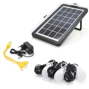 SOLAR KAMP LAMBASI ACİL DURUM IŞIĞI ŞARJLI COB LED+KIRMIZI LED BT/USB/SD/FM EVERTON RT-903BT