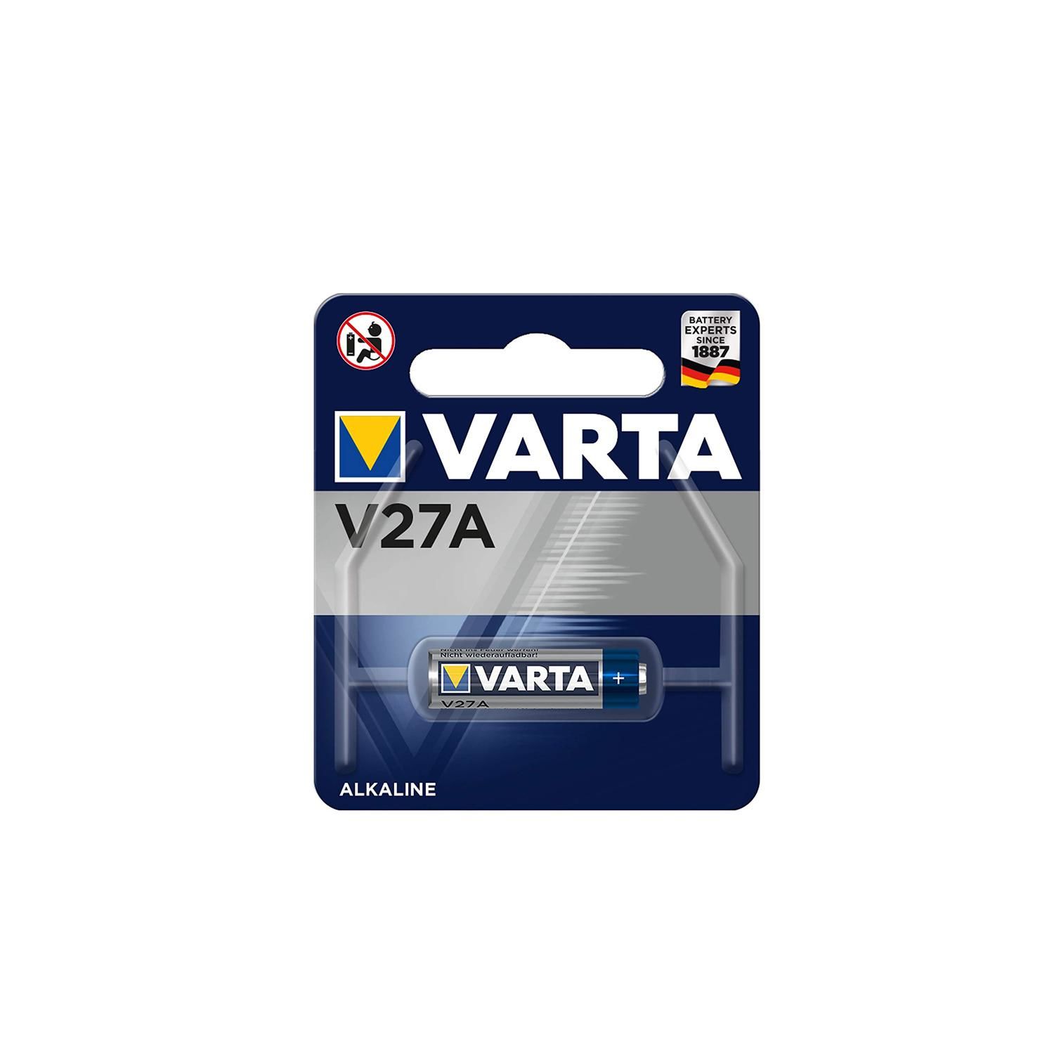 PİL 27A 12V ALKALIN (1 ADET) VARTA-V27A