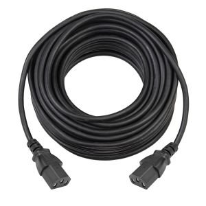 POWER UZATMA KABLOSU C13 TO C13 10MT SİYAH POLAXTOR