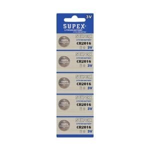 PİL DÜĞME 2016 3V (BEŞLİ PAKET) SUPEX
