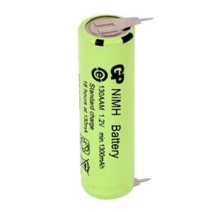 ŞARJLI PİL PUNTALI AA KALEM 1.2V 1300MAH Nİ-MH GP