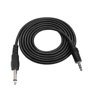 ANFİ KABLO PC JACK MONO 6.3MM AUX STEREO 3.5MM 5MT POLAXTOR