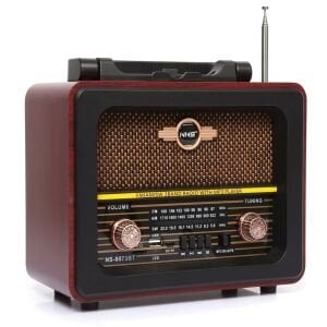 RADYO NOSTALJİ ŞARJLI BT/USB/SD TELEFON STANDLI NNS NS-8073BT