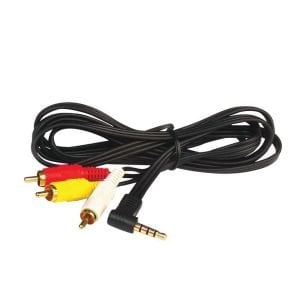 AV KABLO 3RCA TO AUX 3.5MM 3 BOĞUM UZUN JACK (TÜPLÜ TVYE HD UYDU BAĞLAR)