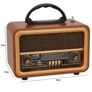 RADYO NOSTALJİ ŞARJLI BT/USB/SD NNS NS-8070BT