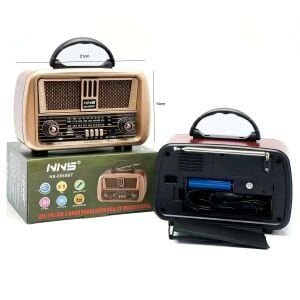 RADYO NOSTALJİ ŞARJLI PİLLİ BT/USB/SD NNS NS-8068BT