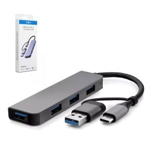 ÇEVİRİCİ ADAPTÖR 4 IN 1 USB 3.0 TYPE-C TO USB 3.0 HADRON HDX-7825