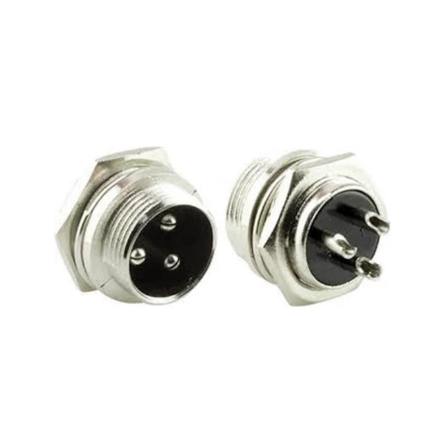 MAYK FİŞ ŞASE MIKE KONNEKTÖR 3PIN 16MM ERKEK
