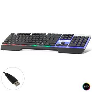 KABLOLU OYUNCU KLAVYE Q LEDLİ HADRON HD-868