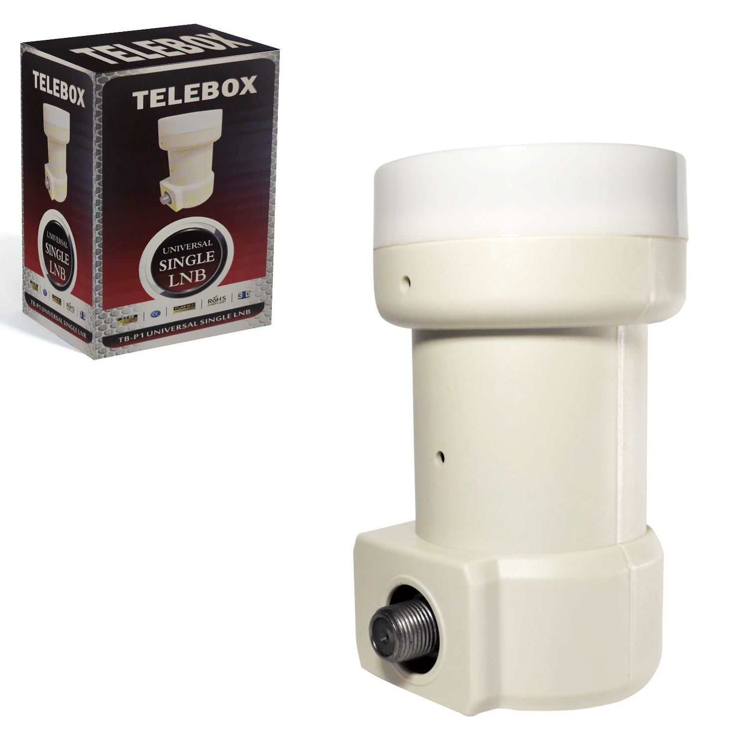 LNB TEKLİ (SINGLE) 0.1DB 3D FHD TELEBOX TB-P1