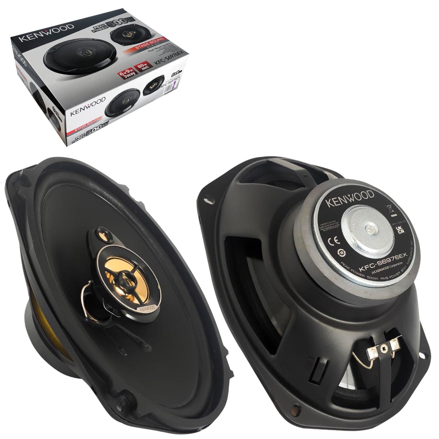 OTO HOPARLÖR OVAL 6X9 500W 2 ADET KENWOOD KFC-S6976EX