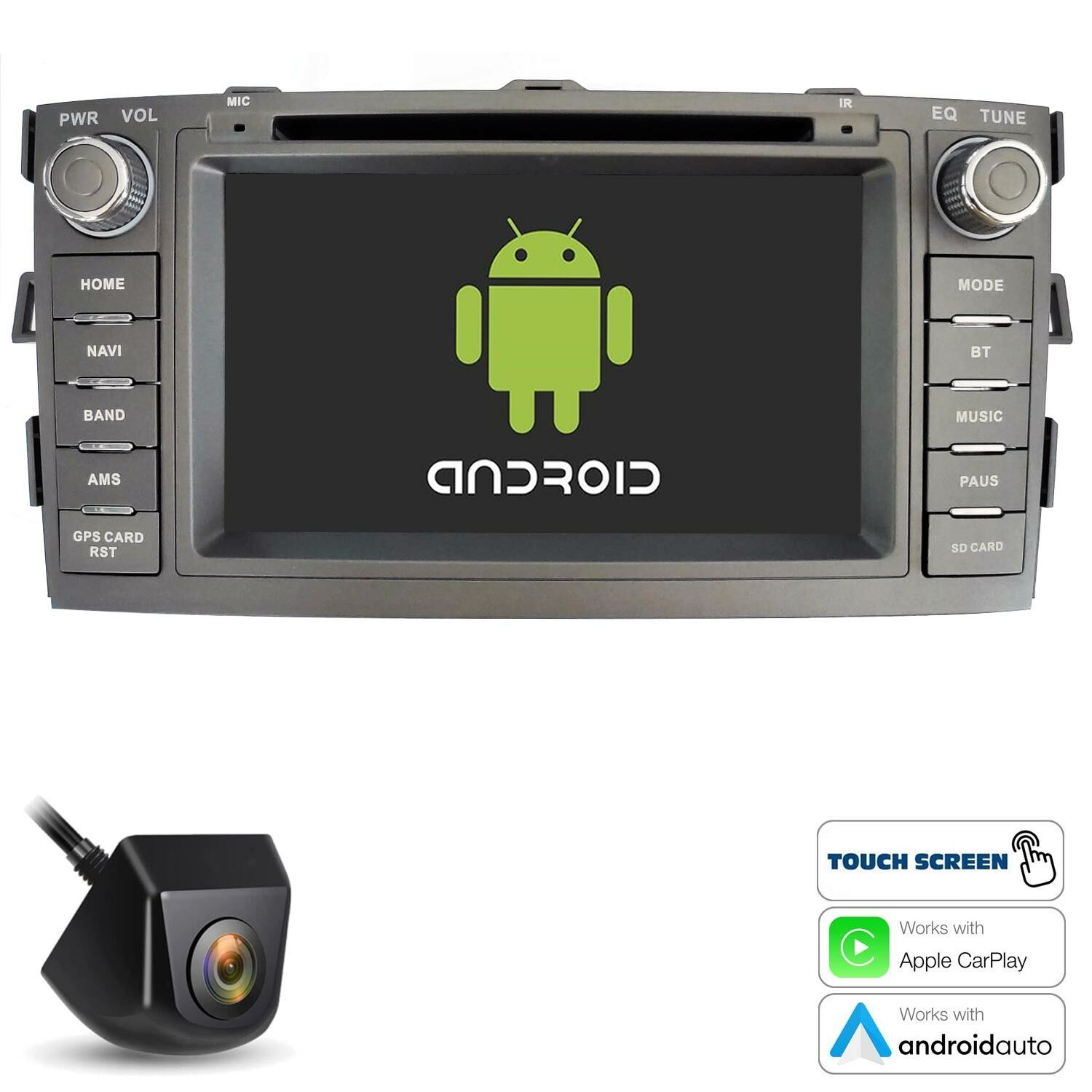 TABLET MULTİMEDYA ANDROID 7 2+32GB CARPLAY TOYOTA AURIS NAVERA NV-AT5