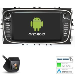 TABLET MULTİMEDYA ANDROID 7 2+32GB CARPLAY FORD FOCUS 2 NAVERA NV-AFR13 BLACK