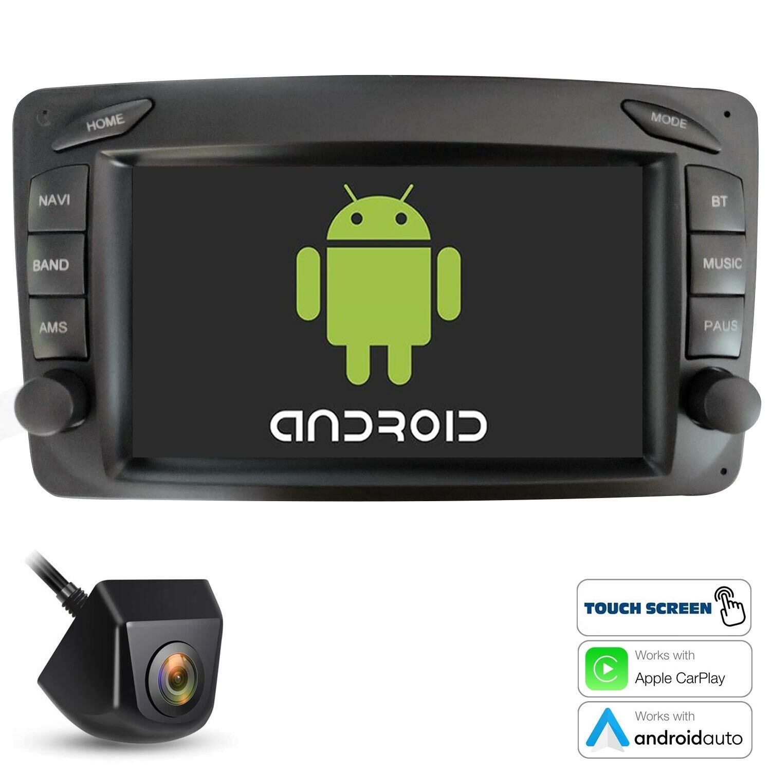 TABLET MULTİMEDYA ANDROID 8 2+32GB CARPLAY MERCEDES VITO/C W203 (2000-2004) NAVERA NV-ABN11