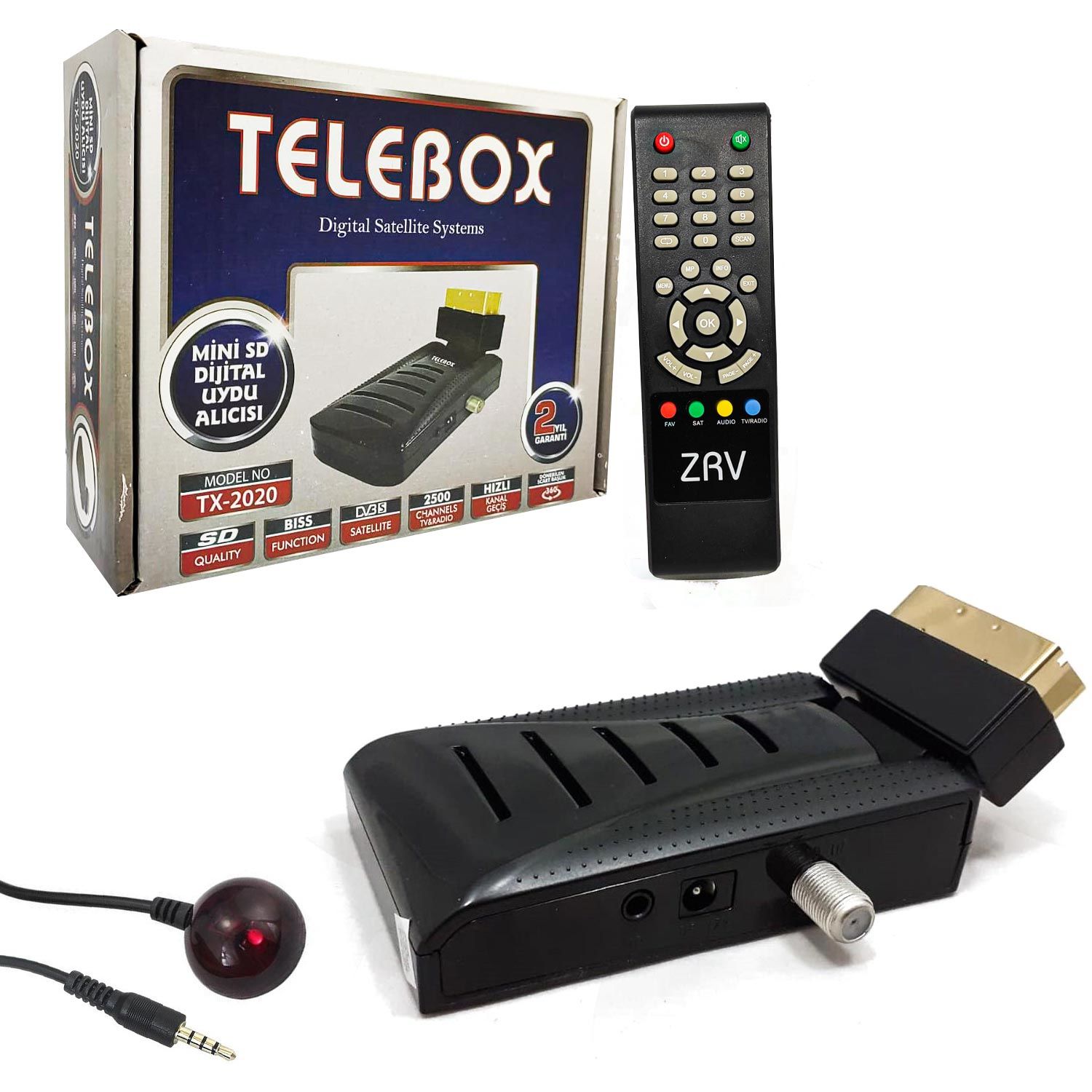 UYDU ALICI SCART SD MİNİ DİJİTAL GOLD TELEBOX TX-2020